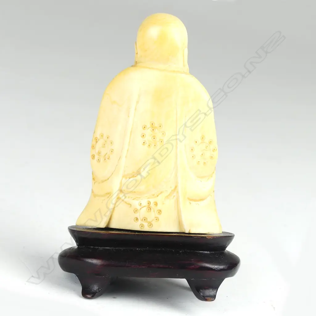 A Chinese carved ivory Buddha Image 1++