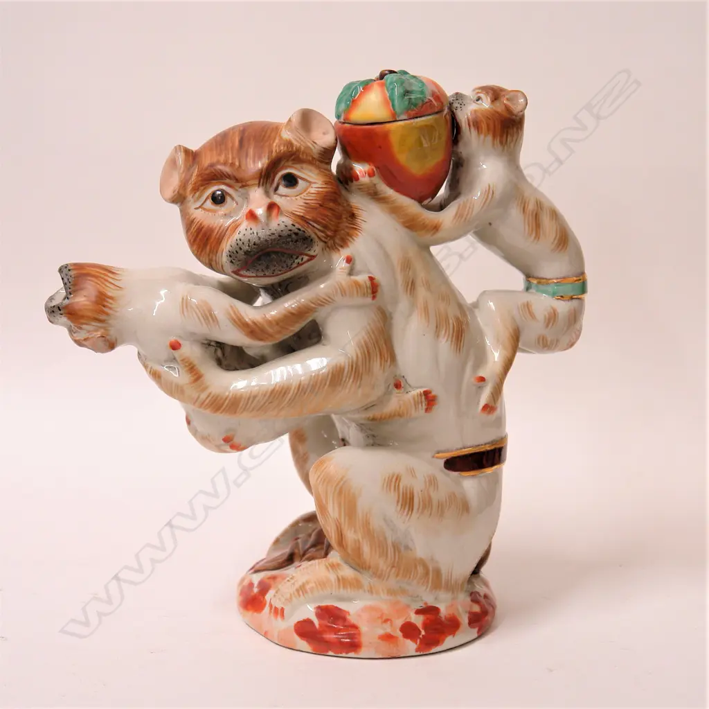 A 20thC Meissen monkey teapot Image 1++
