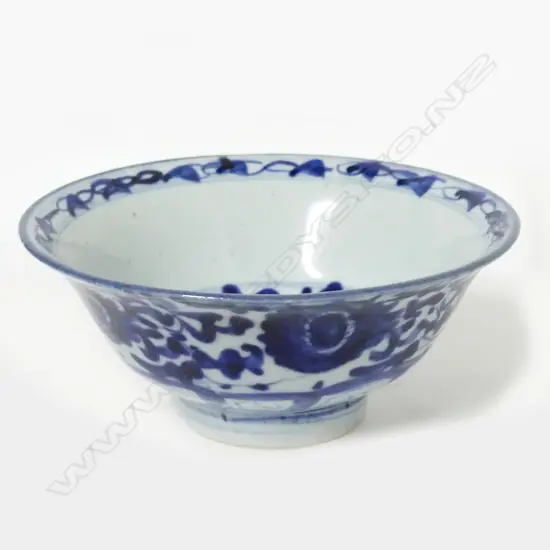 A Chinese blue and white bowl