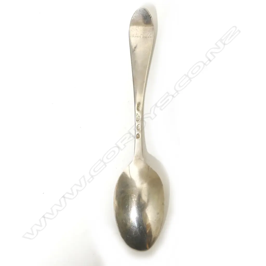 A bottom marked silver tablespoon Image 1++