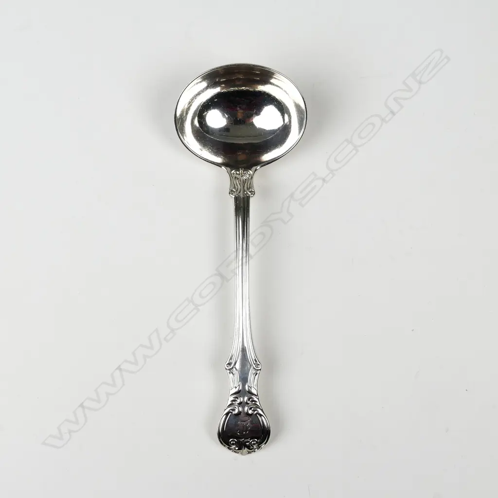 A Victorian silver sauce ladle Image 1++