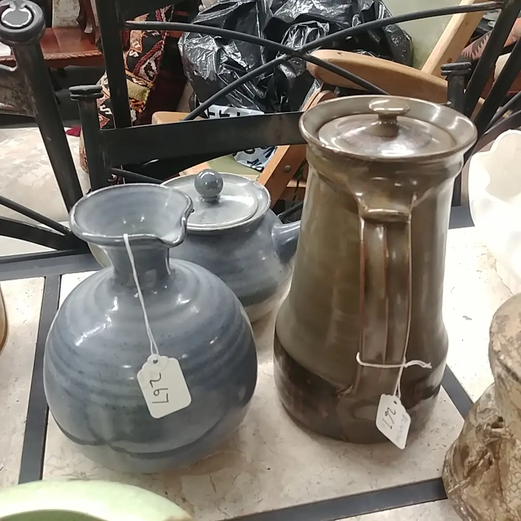 WAIMEA POTTERY C/T POTS + JUG Image 1++