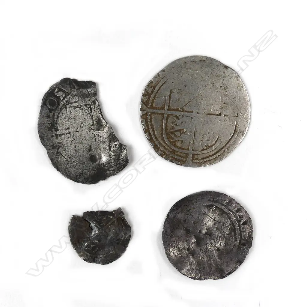 Four silver coins Image 1++