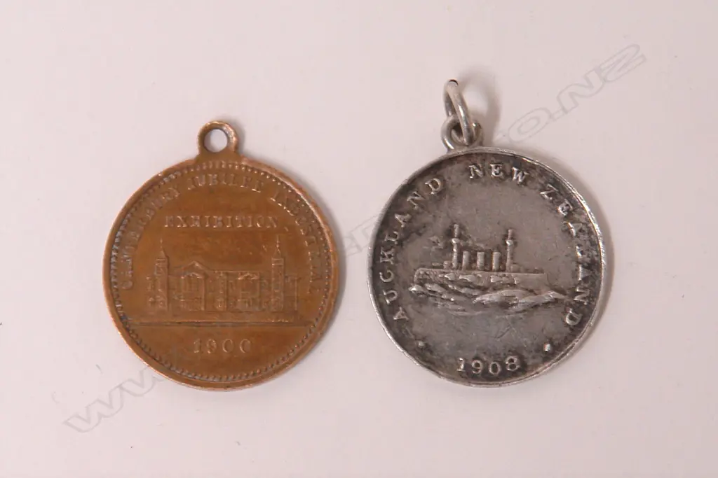 Two c.1900 N.Z. medallions Image 1++
