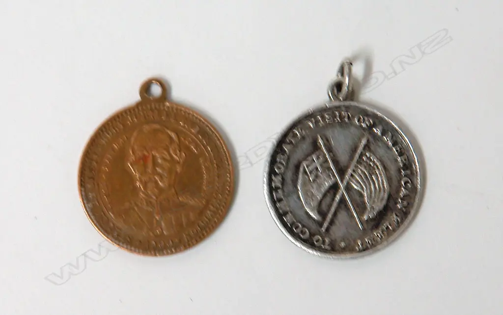Two c.1900 N.Z. medallions Image 1++