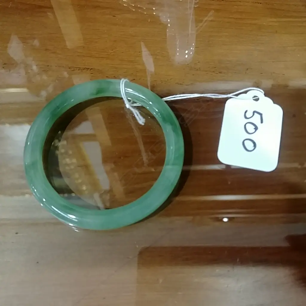 SMALL JADE BANGLE Image 1++