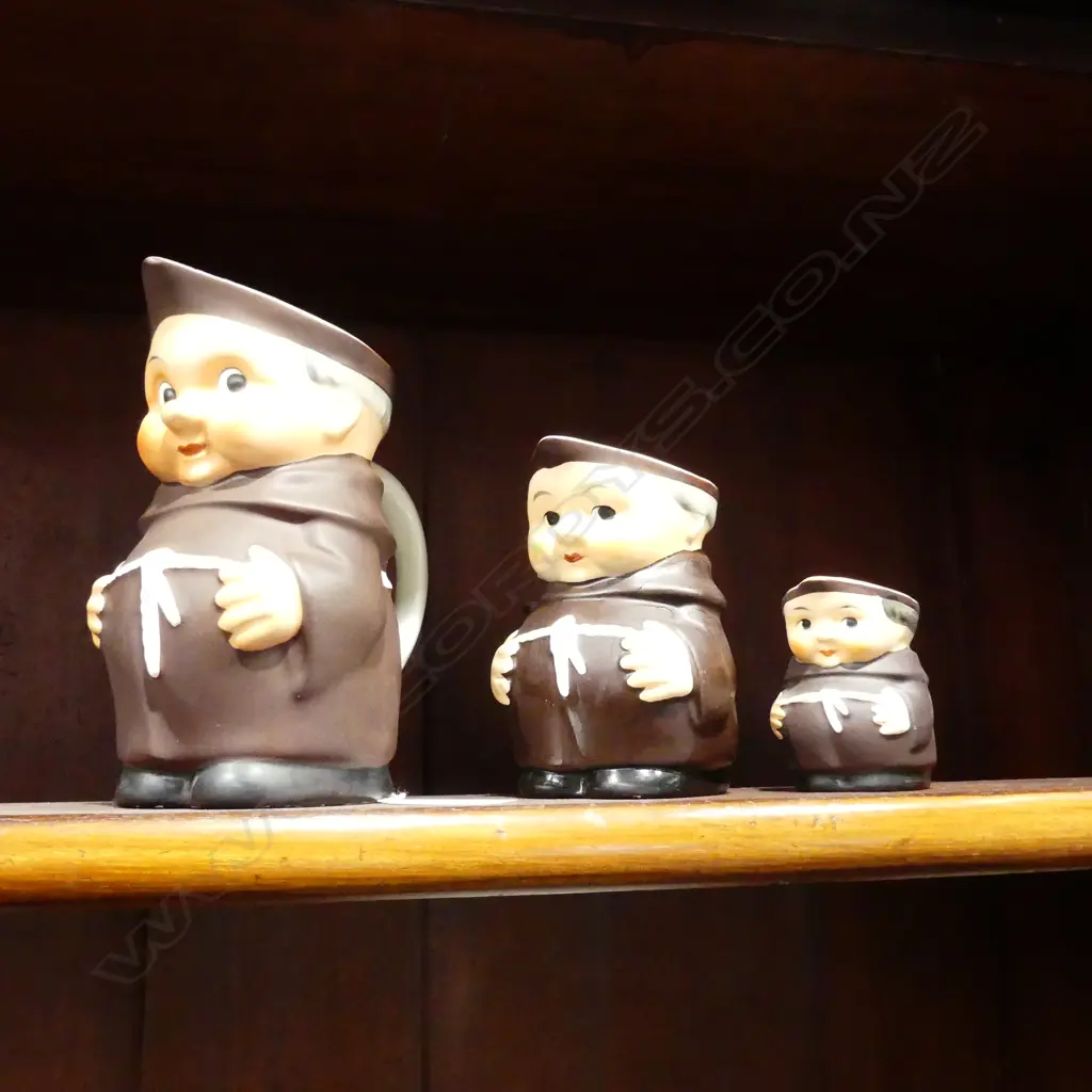 3 HUMMEL MONK JUGS Image 1++