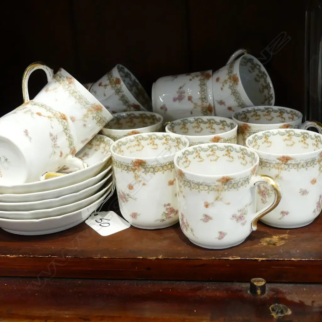 SET OF LIMOGE COFFEE CANS Image 1++