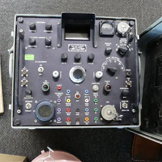 VINTAGE NAVAIR RADIO TEST SET, NO. 16-3ST966-1