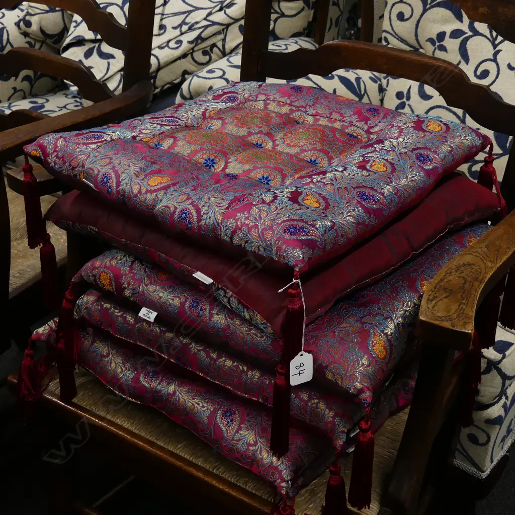 BOX OF CHINESE CUSHIONS Image 1++