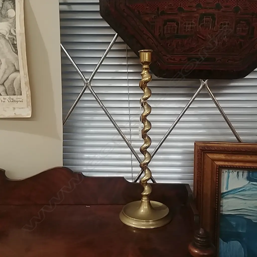 BRASS CANDLESTICK Image 1++