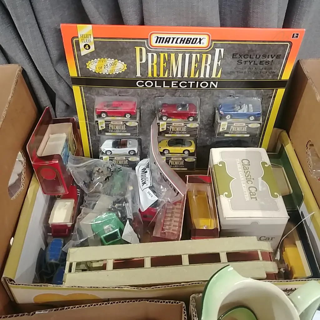 BOX OF BOXED MATCHBOX TOYS & DINKY TOYS ETC Image 1++
