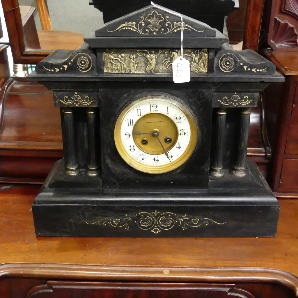 VICT SLATE CLOCK Image 1++