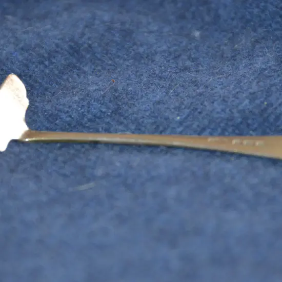 SILVER FOOD PUSHER & SAUCE LADLE