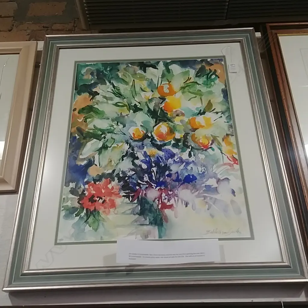 BARBARA VON SIEDA, (GERMANY/NZ) W/C, STILL LIFE Image 1++