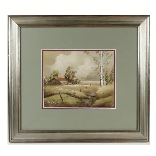 STENTON  OIL RURAL SCENE & UNKNOWN OIL STREET SCENE