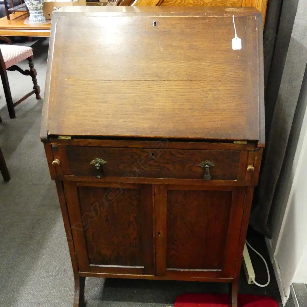 OAK DROP FRONT BUREAU Image 1++
