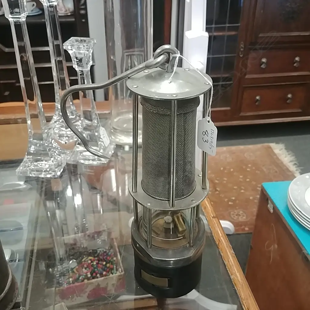 ANTIQUE MINERS LAMP C1900 Image 1++