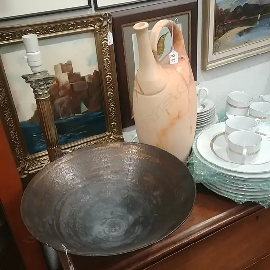 CERAMIC BOWL A/F +EWER