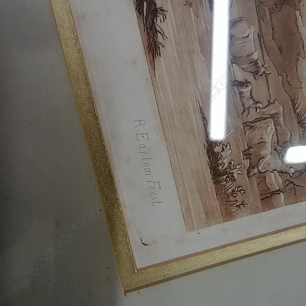 CLAUDE LORRAIN PASTORAL ENGRAVING 1775 Image 1++