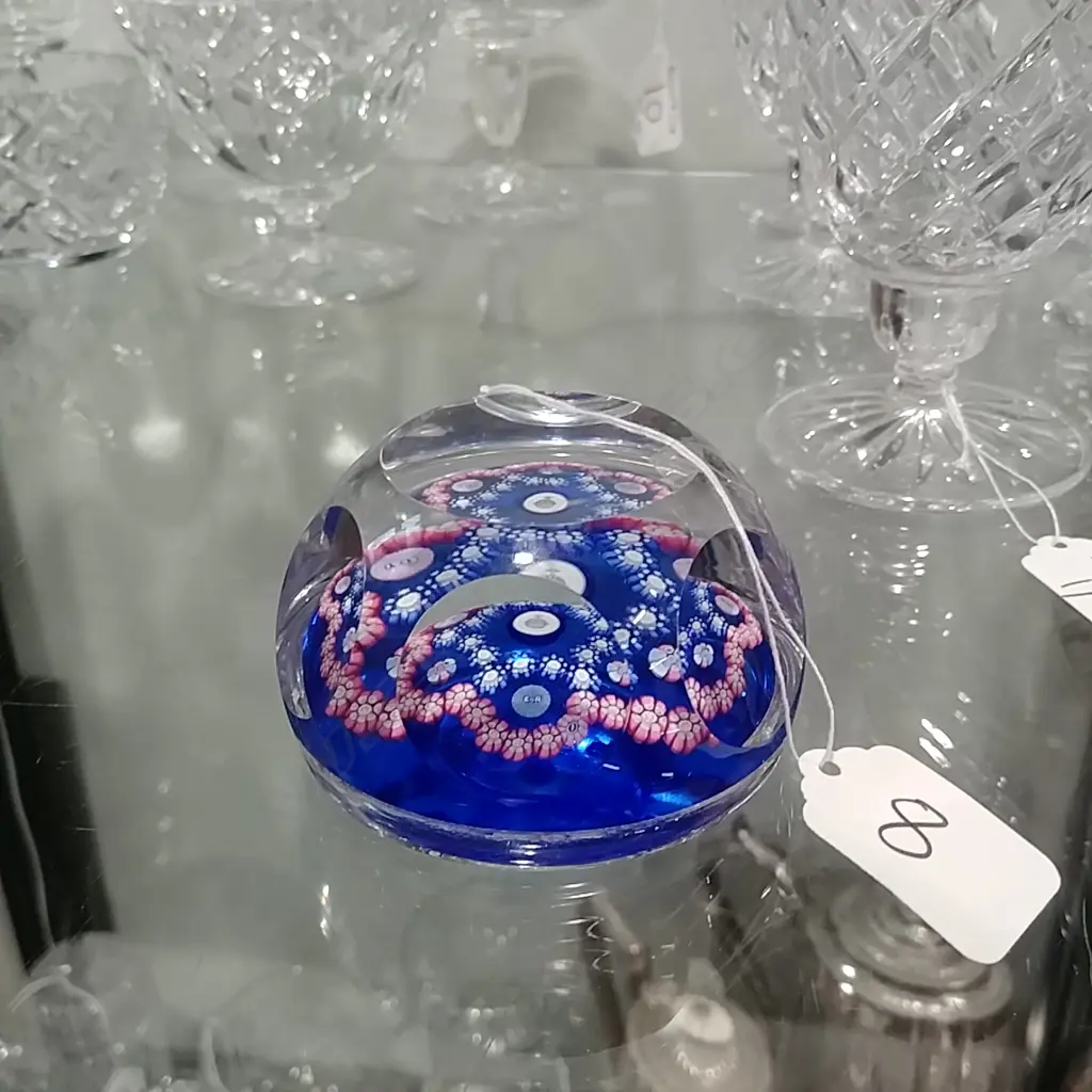 Whitefriars millefiori cane and commemorating the Silver Jubilee of Queen Elizabeth Image 1++