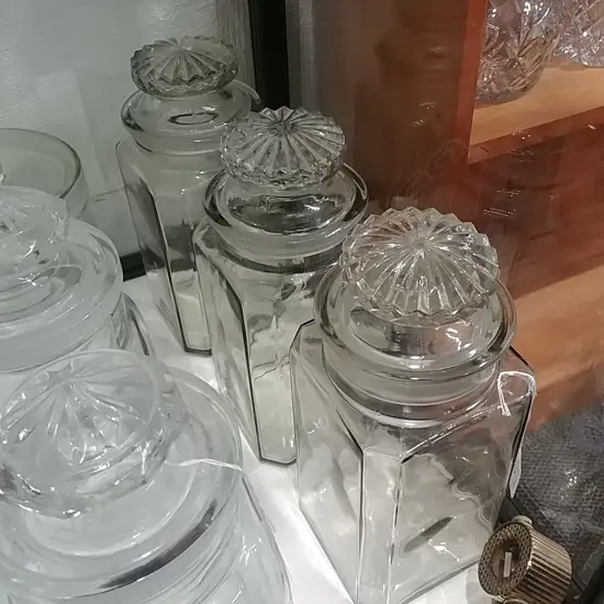 3 LOLLY JARS