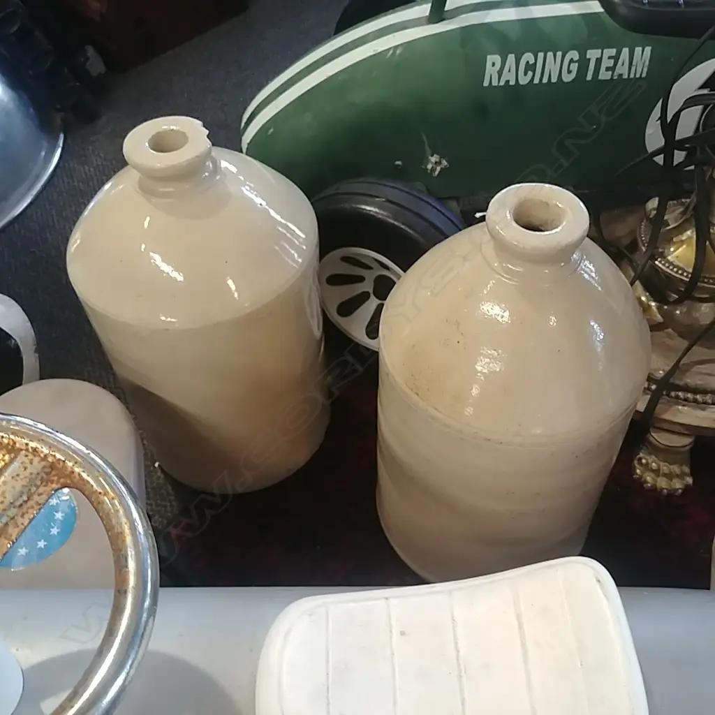 2  STONEWARE BOTTLES Image 1++