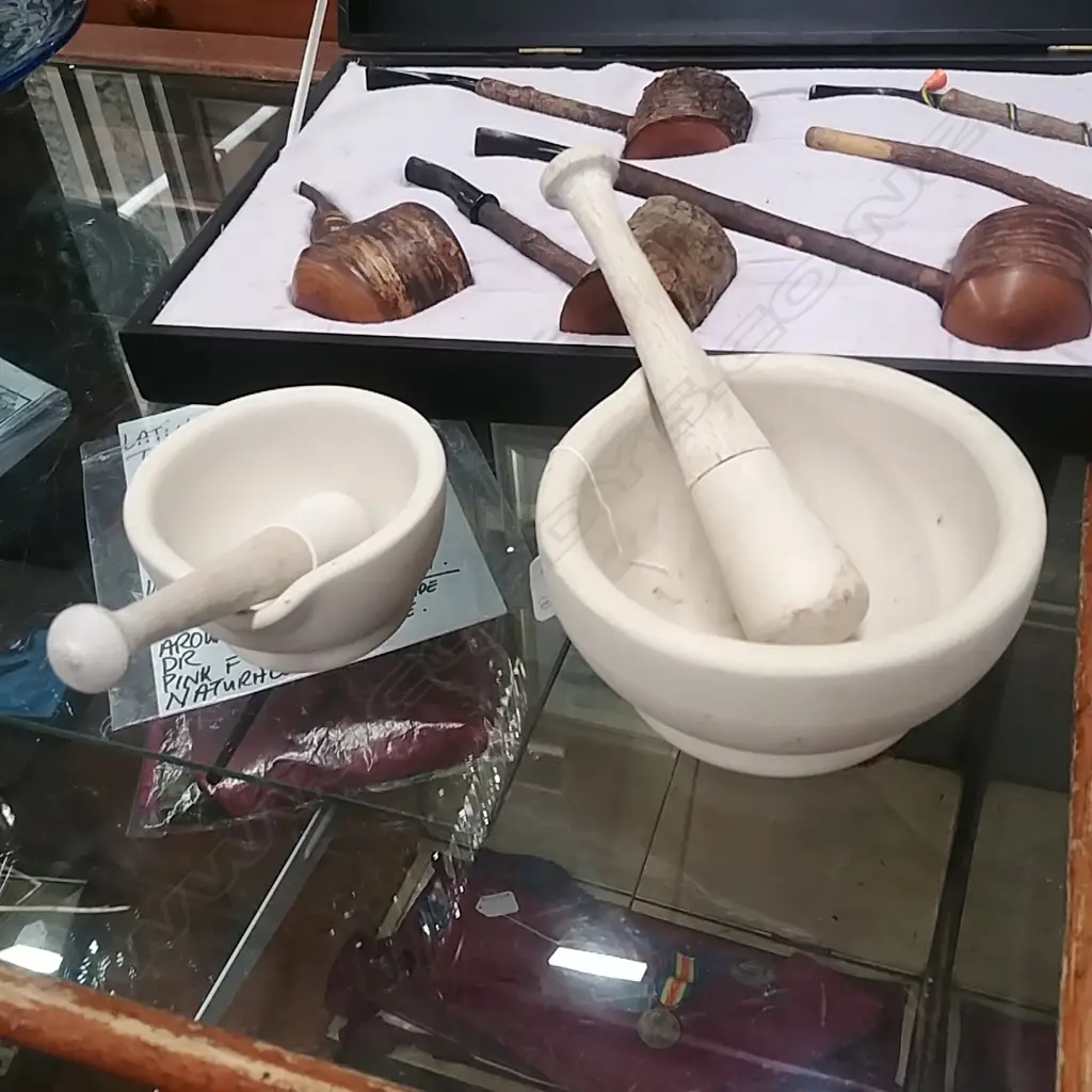 2 MORTAR AND PESTLES Image 1++