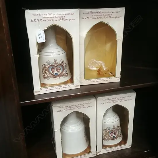 3  CHARLES & DIANA DECANTERS