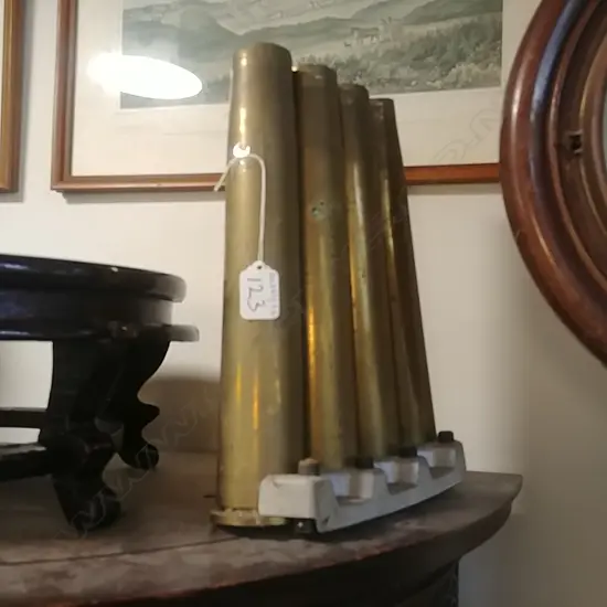 4 BRASS ORLIKIN SHELLS IN CLIP