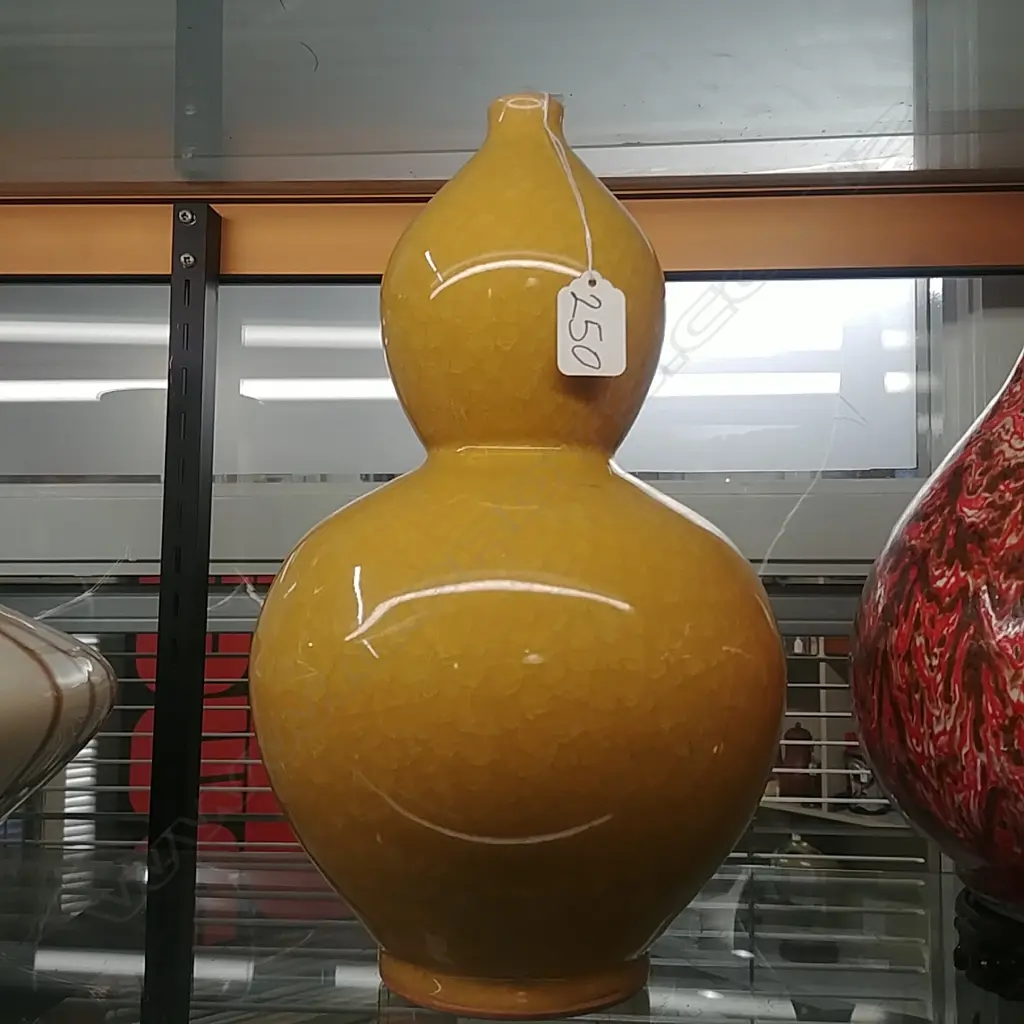 YELLOW DOUBLE GOURD VASE Image 1++