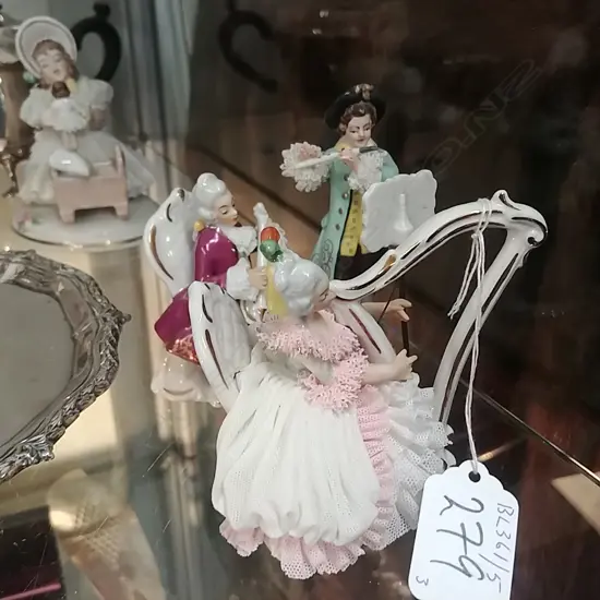 3 DRESDON FIGURINES