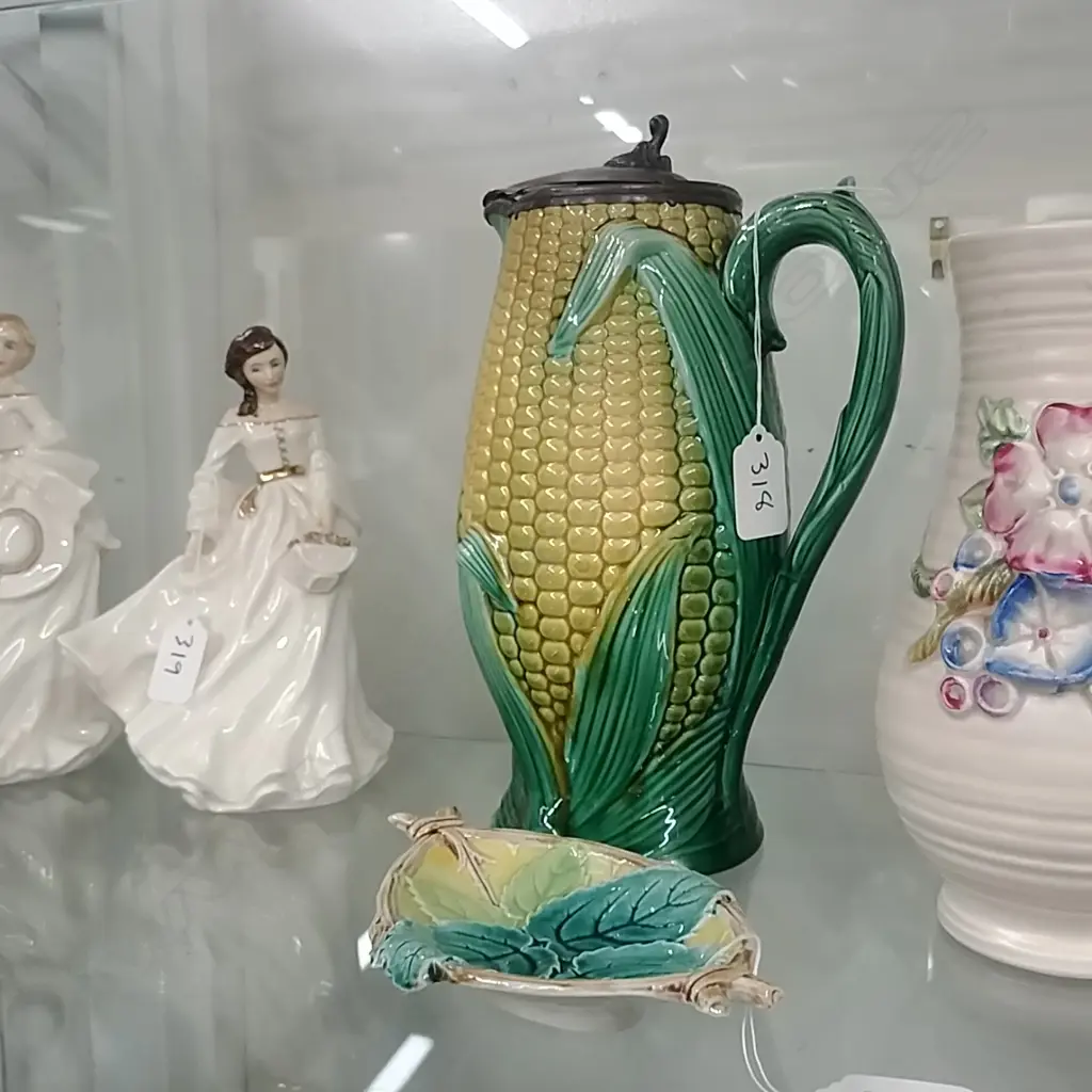 CORNCOB JUG AF & SMALL DISH Image 1++