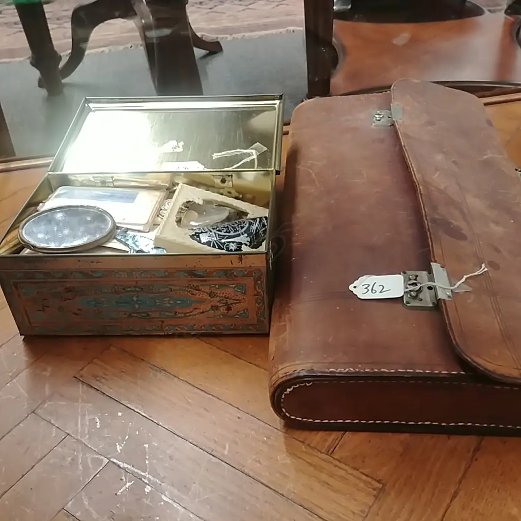 CASED LODGE REGALIA & TIN EPHEMARA Image 1++