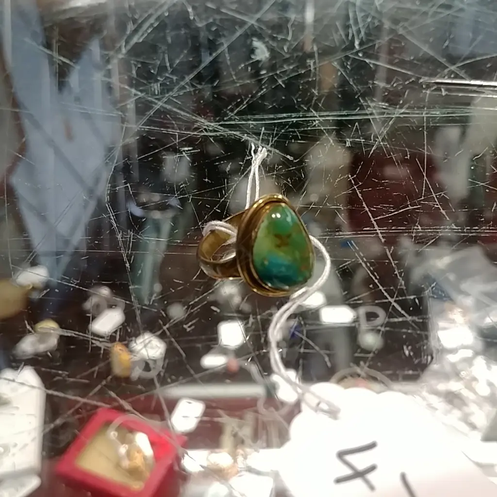 TURQUOISE & COPPER RING Image 1++