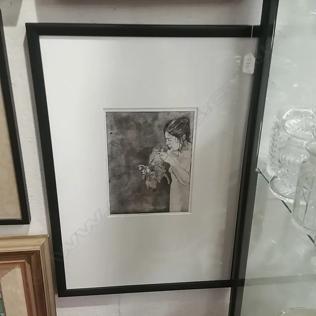 ARTIST UNKNOWN, ETCHING 1/7, 'MY LITTLE ONE' Image 1++