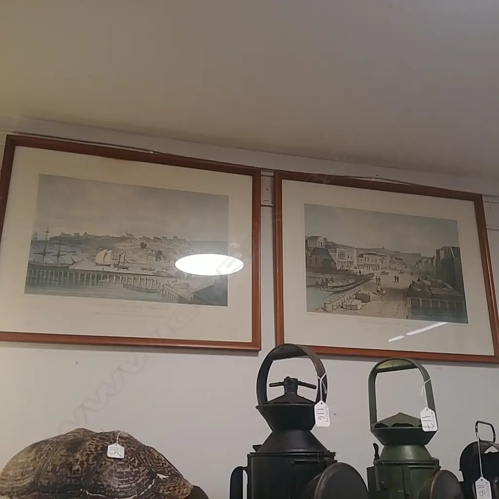 4 FAMED AUCKLAND PRINTS BY HOGAN Image 1++