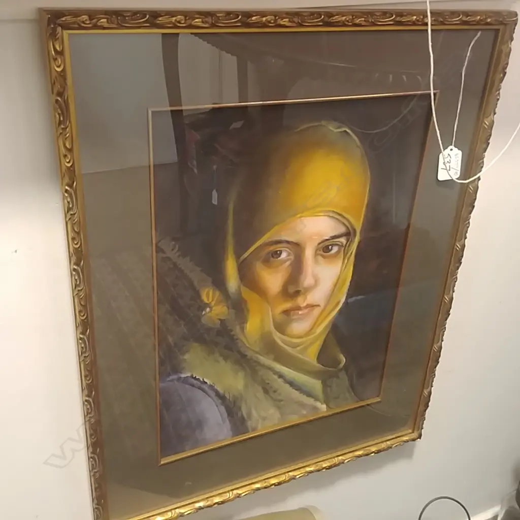 OIL - PORTRAIT OF YOUNG WOMAN - GAEL POWELL? Image 1++