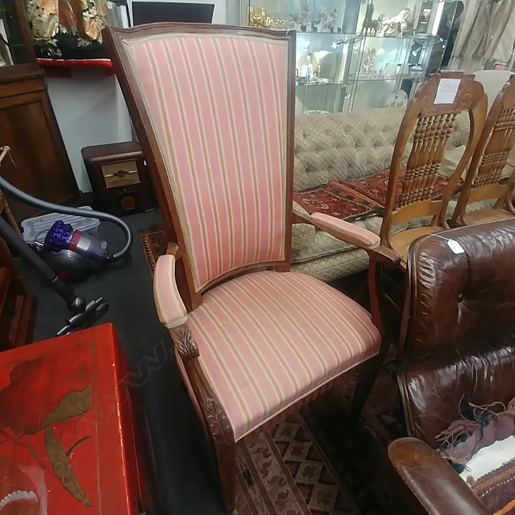 TALL BACKED DUTCH BEDROOM CHAIR Image 1++