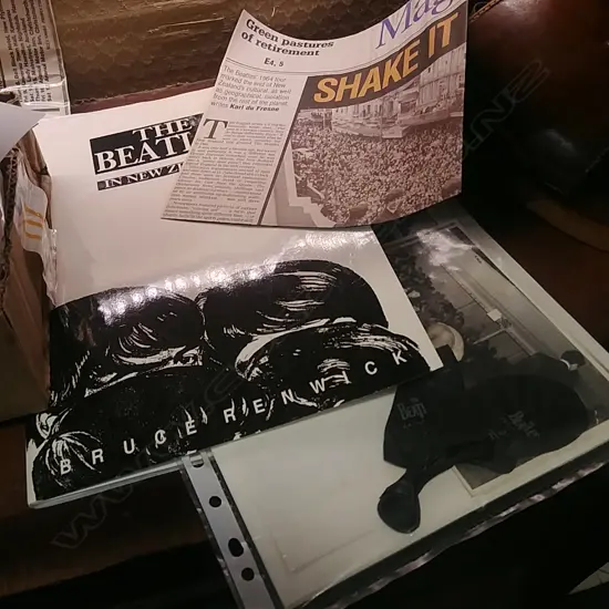 COLLECTION OF BEATLES IN NZ MEMORABILIA 