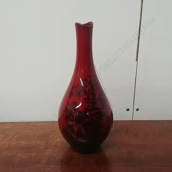 R/D FLAMBE VASE 