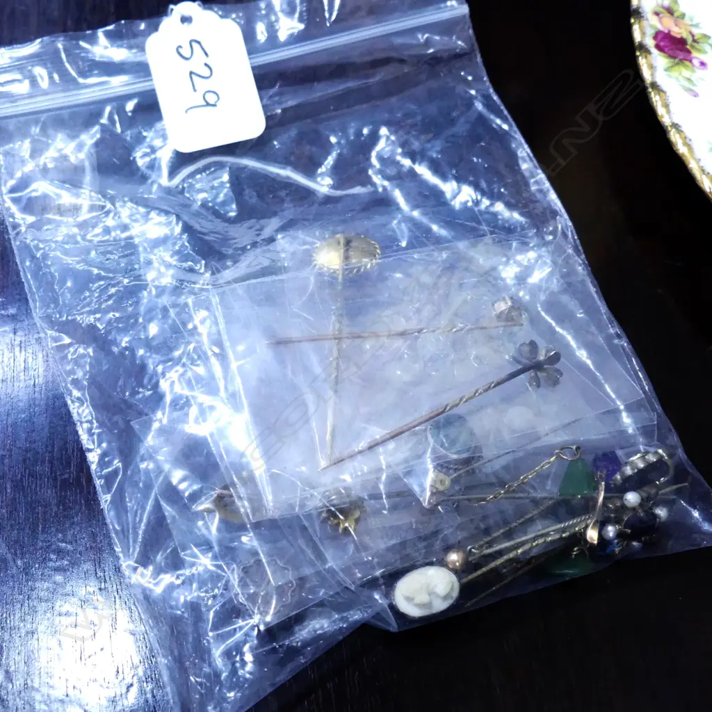 15 ASST TIE PINS Image 1++