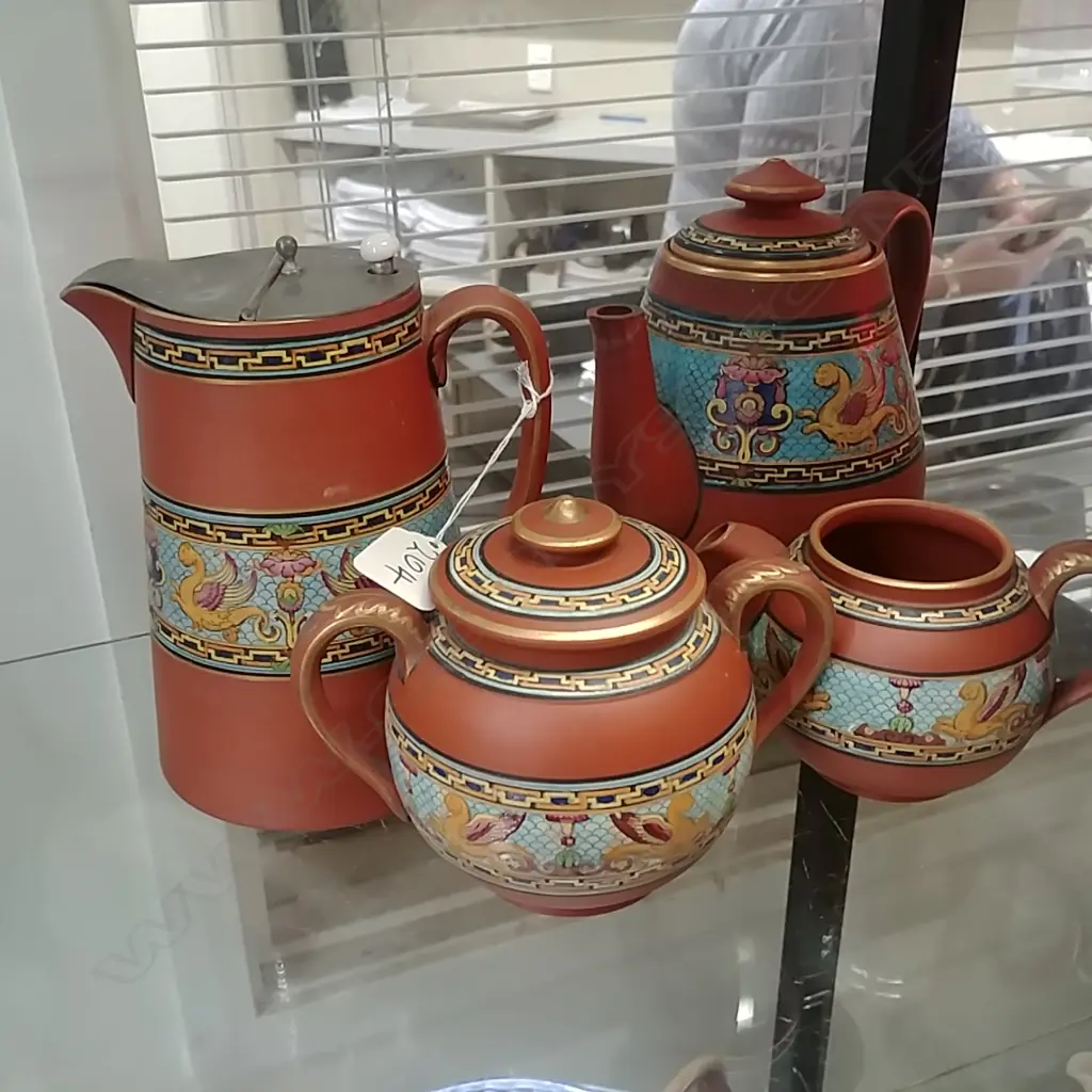 4PC TERRA COTTA TEASET Image 1++
