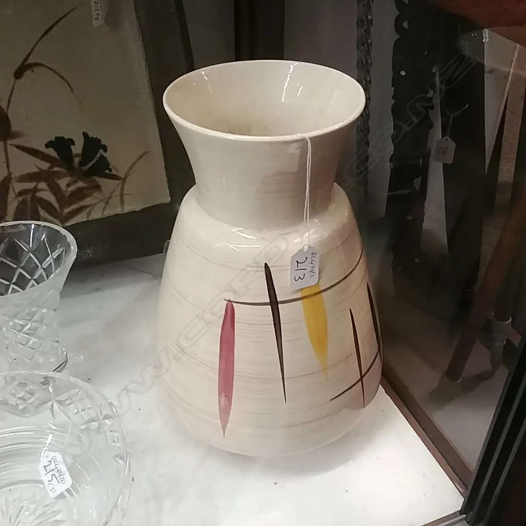 LARGE GERMAN STUDIO POTTERY VASE Image 1++
