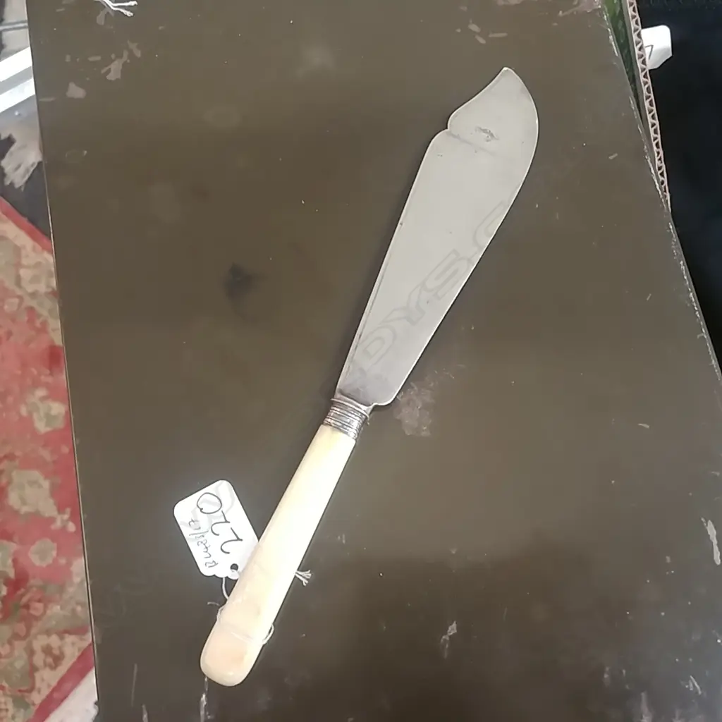 STG SILVER FISH SLICE SHEFFIELD 1896 16606 Image 1++