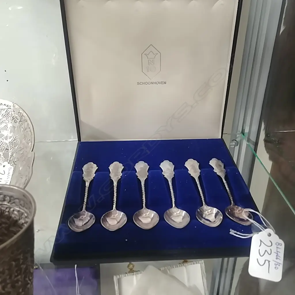 CASED 90 SIL COFFEE SPOONS Image 1++