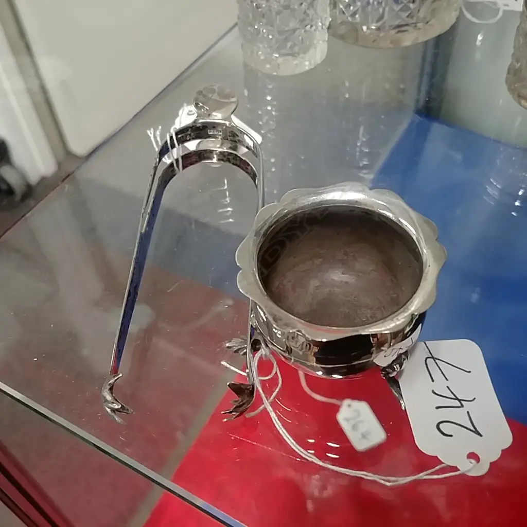 STG SILVER SALT+TONGS Image 1++