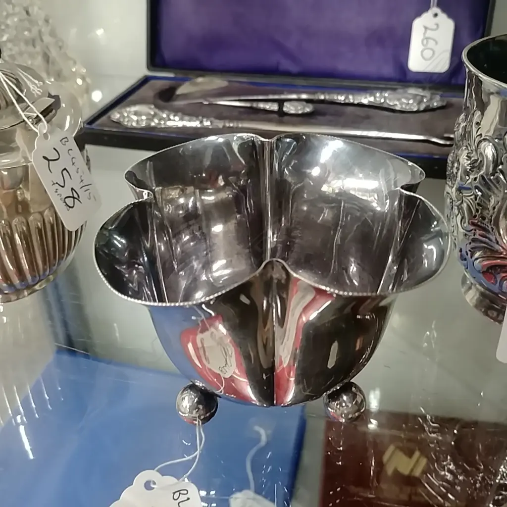 SILVER BOWL FLUTED Image 1++