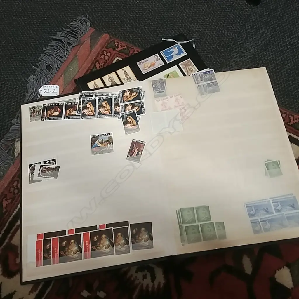 2 ALBUMS NZ STAMPS OLDER ETC Image 1++