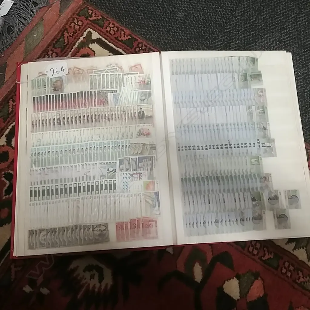 ALBUM STOCK BOOK BULK NZ STAMPS Image 1++